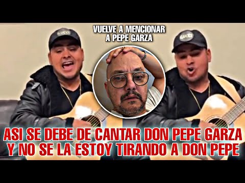 JOSE TORRES ENSEÑA A PEPE GARZA COMO SE DEBE DE CANTAR LE SIGUE TIRANDO