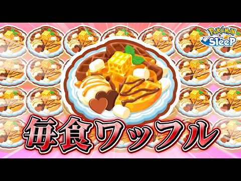 【ポケモンスリープ】ワッフルを作り続けたバレンタイン2026（スプリングフェスのちょい考察付き）