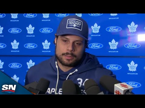 Watch FULL Auston Matthews Year-End Media Availability After Losing Round 1 To Bruins