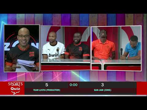 SportsMax Zone Sports Quiz Part 5 - Team Lustig (Production) vs Bar-Jam (Zone) | SportsMax TV