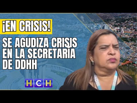 Se agudiza crisis en la Secretaría de DDHH