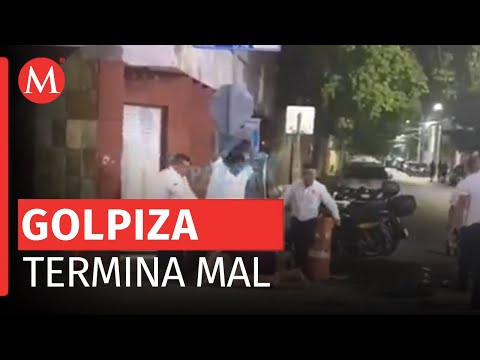 Taxistas atacan hombre que supuestamente agredió a su pareja en Playa del Carmen, Q. Roo