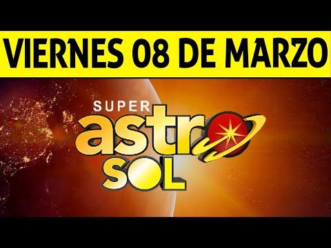 Resultado de ASTRO SOL del Viernes 8 de Marzo de 2024  SUPER ASTRO