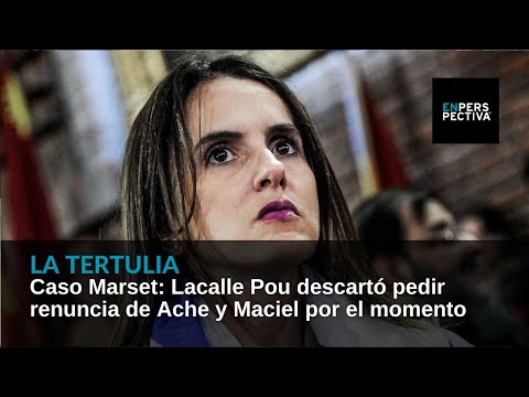 Caso Marset: Lacalle Pou descartó pedir renuncia de Ache y Maciel por el momento