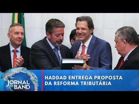 Haddad entrega a Arthur Lira 1ª proposta para regulamentar reforma tributária | Jornal da Band