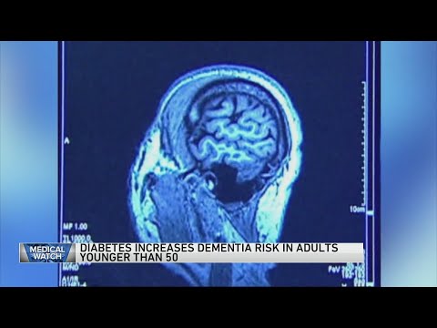 Diabetes increases dementia risk in adults younger than 50 — and more