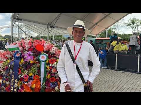 Juan Pablo Zapata fue el ganador de la categoría Junior del 66 Desfile de Silleteros 2023