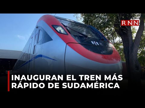Chile inauguró el tren más rápido y moderno de sudamérica