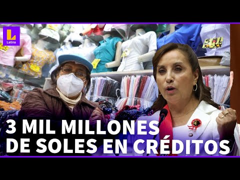 Mensaje a la Nación: Dina Boluarte anuncia créditos a las mypes con programa Impulso MYPERU