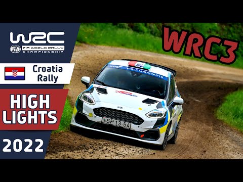 Rally Car🚙 WRC Croatia Rally 2022: WRC3 Event Highlights