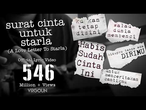 Virgoun - Surat Cinta Untuk Starla | A Love Letter To Starla (Official Lyric Video)