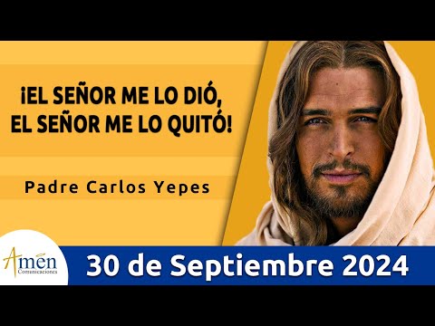 Evangelio De Hoy Lunes 30 Septiembre 2024 l Padre Carlos Yepes l San  Lucas 9,46-50