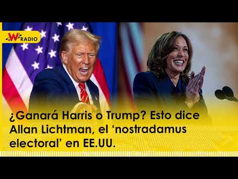 ¿Ganará Harris o Trump? Esto dice Allan Lichtman, el ‘nostradamus electoral’ en EE.UU. | La W