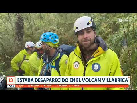 Encuentran cuerpo de montañista Claudio Moreno: desapareció en el volcán Villarrica