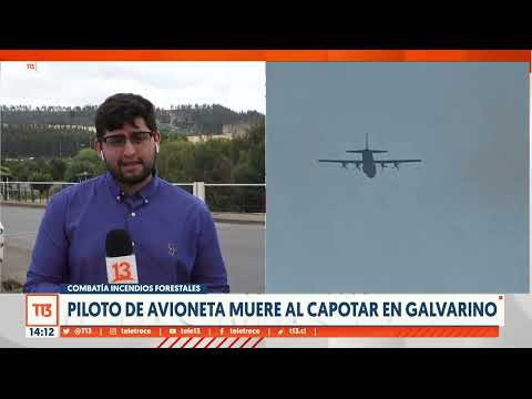 Piloto de avioneta muere al capotar en Galvarino: Combatía incendios forestales