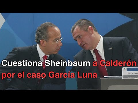 Cuestiona Sheinbaum a Calderón por asegurar que sí enfrentó al crimen organizado