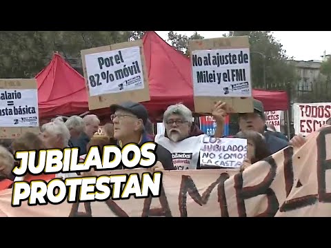 JUBILADOS A LA CALLE: Testimonios desde el acampe frente al Congreso con los reclamos