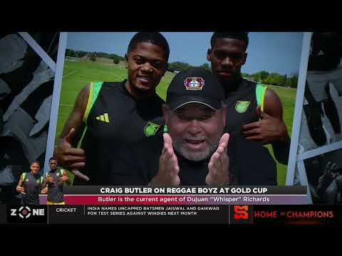 Craig Butler on Reggae Boyz at Gold Cup, he has coached Reggae Boyz Leon Bailey & Dujuan Richards
