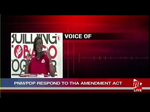 PNM/PDP Respond to THA Amendment Act