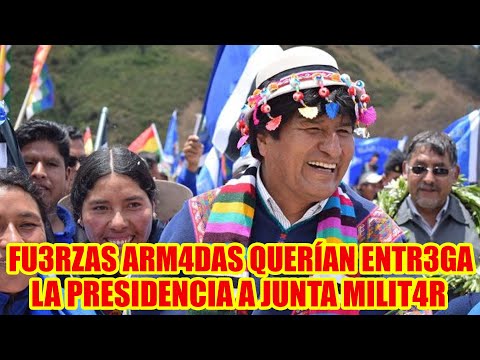 MILITARES NO OBED3CIERON AL GENERAL ORELLANA Y TUVIERON QUE ENTR3GAR EL CARGO A LUIS ARCE...