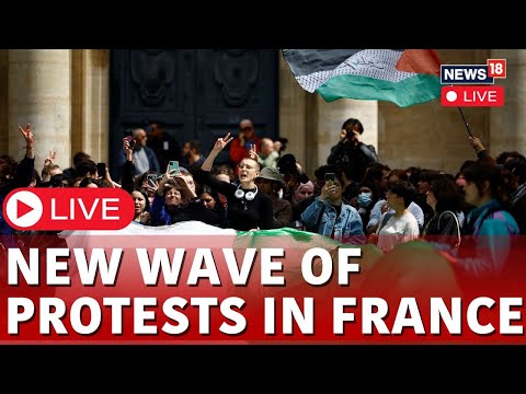 Paris Students Protest | Students From Universities Across Paris Hold A Joint Protest LIVE | N18L