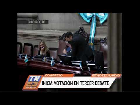 Inicia votación en tercer debate en el Congreso de la República