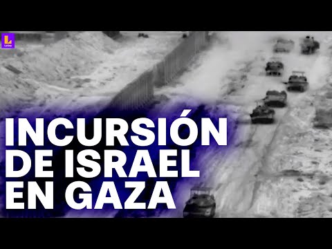 Se preparan para la invasión: Israel realiza incursión terrestre en el norte de Gaza