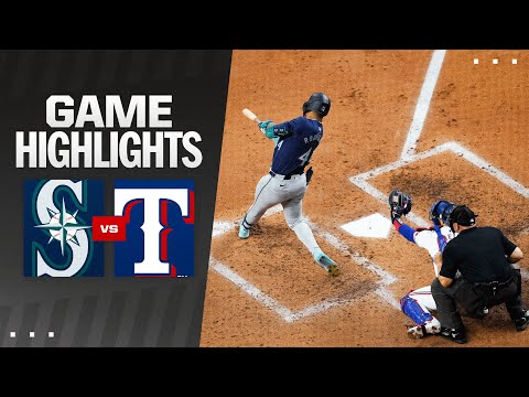 Mariners vs. Rangers Game Highlights (4/23/24) | MLB Highlights