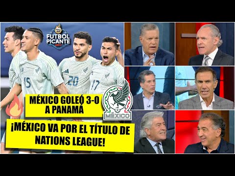 MÉXICO venció con autoridad a PANAMÁ. Clasificó a final de Concacaf Nations League | Futbol Picante