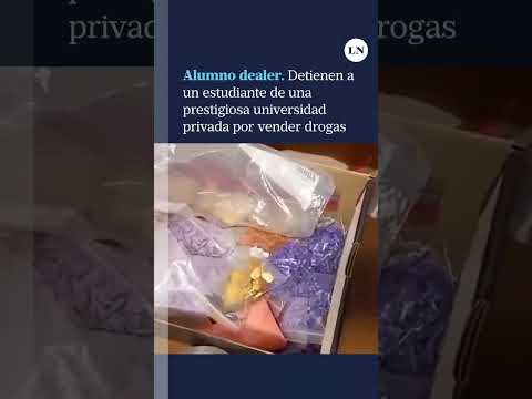 Alumno dealer: detienen a un estudiante de una prestigiosa universidad privada por vender drogas