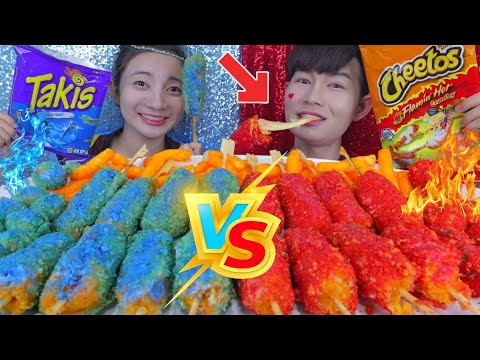 คอร์นด็อกชีสชีสบอลCheetosVS