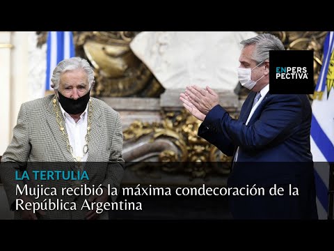 Mujica recibió la máxima condecoración de la República Argentina