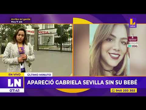 #LoÚltimo |  Apareció Gabriela Sevilla sin bebé, ella se encuentra en el hospital Militar