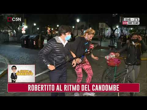ROBERTITO y todo el CANDOMBE URUGUAYO en las calles de SAN TELMO