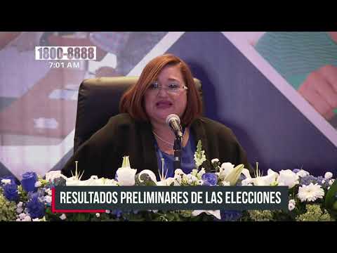 Resultados preliminares de Elecciones Nicaragua 2021