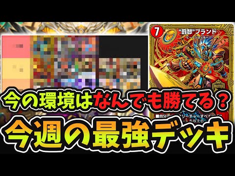 【8分で環境考察】「赤単“罰怒“ブランド」が遂に登場 31弾環境はどのデッキも可能性がある『超群雄割拠な環境』です《今週の最強デッキ》【#デュエプレ】