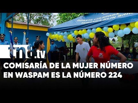 Inauguran la comisaría número 224 en la Costa Caribe Norte - Nicaragua