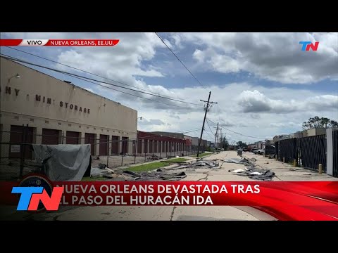 Nueva Orleans quedó devastada tras el paso del huracán Ida
