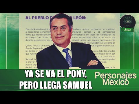 Jaime Rodríguez felicita a Samuel García y al pueblo de Nuevo León por haberlo elegido (supongo)