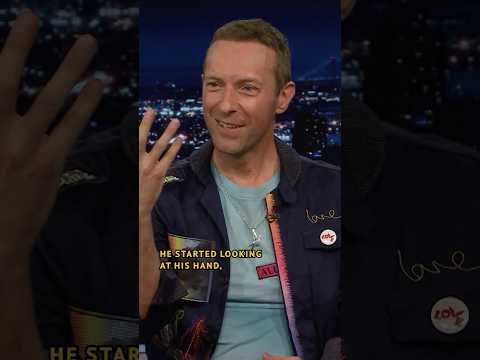 #ChrisMartin shares how he got #MichaelJFox to recreate an iconic #BackToTheFuture moment ?