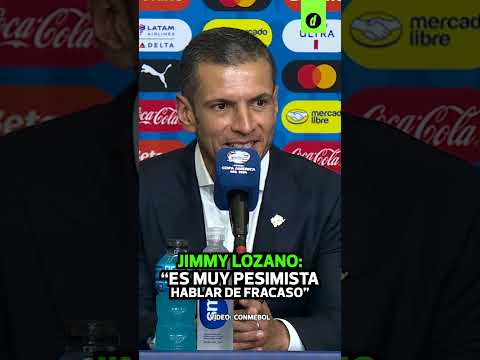 JIMMY LOZANO tras MÉXICO 0-1 VENEZUELA: Es muy pesimista llamarlo fracaso | Depor