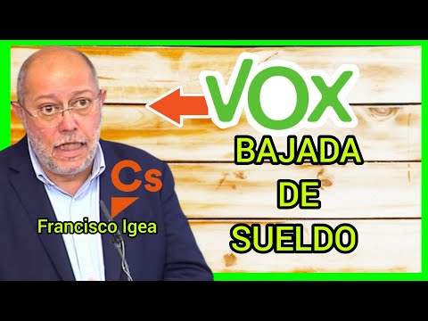 VOX CONSIGUE BAJAR EL SUELDO A F. IGEA