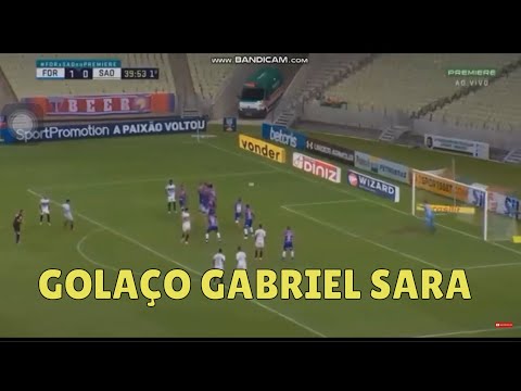 GABRIEL SARA FAZ GOLAÇO E EMPATA PARA O SÃO PAULO | SÃO PAULO 1 X FORTALEZA 0 14/11/2020 JOGO HOJE