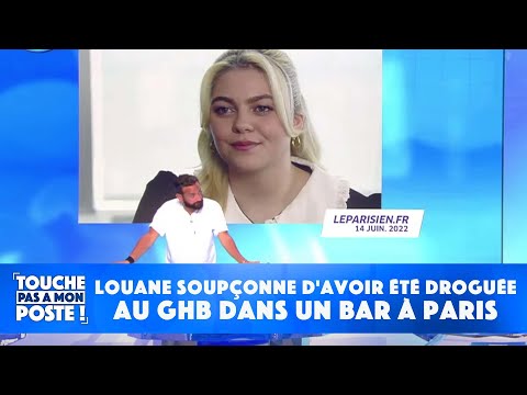 Louane soupçonne d'avoir été droguée au GHB dans un bar à Paris