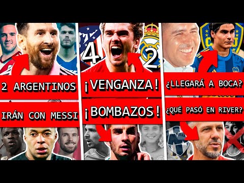 MESSI jugará con estos 2 ARGENTINOS en INTER MIAMI+ ATLETICO ganó a REAL MADRID+ LUKA ROMERO a BOCA?