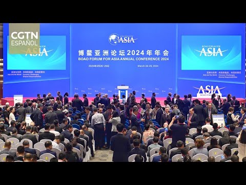 Zhao Leji pronuncia un discurso en la apertura del Foro de Boao para Asia 2024
