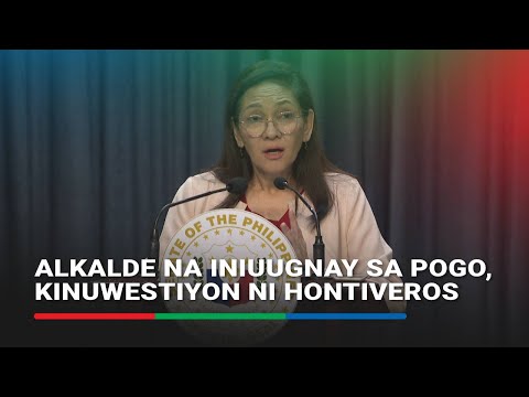 Senator Hontiveros, kinuwestiyon ang mayor na iniuugnay sa POGOs | ABS-CBN News