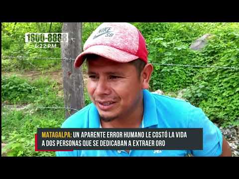 ¡Trágico! Dos mineros fallecen intoxicados en San Isidro, Matagalpa - Nicaragua