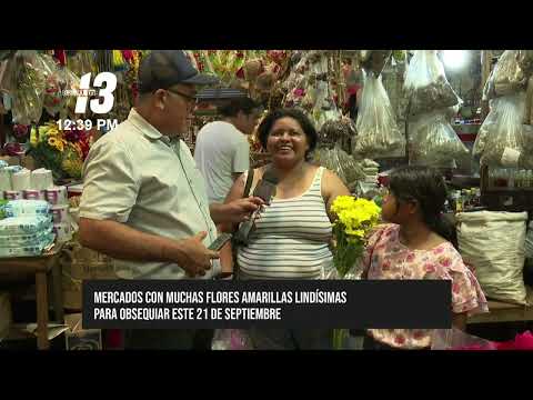 ¿También en Nicaragua? Mercados se unen a tendencia de las flores amarillas
