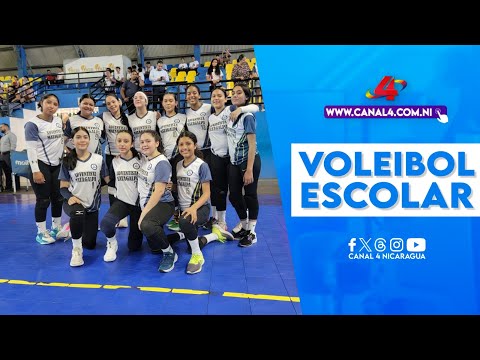 Torneo Nacional de Voleibol Escolar reúne a más de 200 atletas en Managua